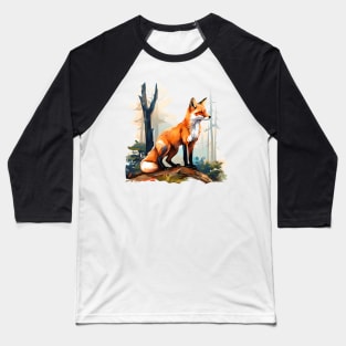 Forest Foxes Baseball T-Shirt